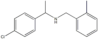 [1-(4-chlorophenyl)ethyl][(2-methylphenyl)methyl]amine Struktur