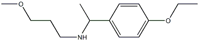 [1-(4-ethoxyphenyl)ethyl](3-methoxypropyl)amine Struktur