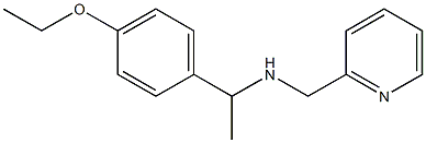 [1-(4-ethoxyphenyl)ethyl](pyridin-2-ylmethyl)amine Struktur