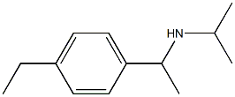 [1-(4-ethylphenyl)ethyl](propan-2-yl)amine Struktur