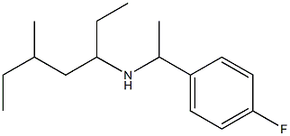 [1-(4-fluorophenyl)ethyl](5-methylheptan-3-yl)amine Struktur