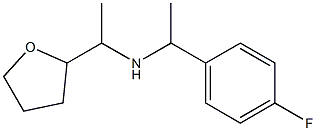 [1-(4-fluorophenyl)ethyl][1-(oxolan-2-yl)ethyl]amine Struktur