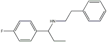 [1-(4-fluorophenyl)propyl](2-phenylethyl)amine Struktur