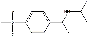 [1-(4-methanesulfonylphenyl)ethyl](propan-2-yl)amine Struktur