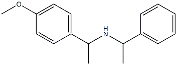 [1-(4-methoxyphenyl)ethyl](1-phenylethyl)amine Struktur