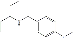 [1-(4-methoxyphenyl)ethyl](pentan-3-yl)amine Struktur