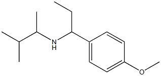 [1-(4-methoxyphenyl)propyl](3-methylbutan-2-yl)amine Struktur