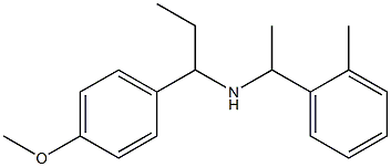 [1-(4-methoxyphenyl)propyl][1-(2-methylphenyl)ethyl]amine Struktur