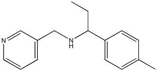 [1-(4-methylphenyl)propyl](pyridin-3-ylmethyl)amine Struktur