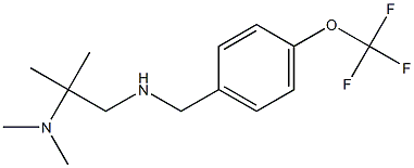 [2-(dimethylamino)-2-methylpropyl]({[4-(trifluoromethoxy)phenyl]methyl})amine Struktur