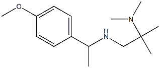 [2-(dimethylamino)-2-methylpropyl][1-(4-methoxyphenyl)ethyl]amine Struktur