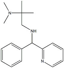 [2-(dimethylamino)-2-methylpropyl][phenyl(pyridin-2-yl)methyl]amine Struktur