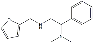 [2-(dimethylamino)-2-phenylethyl](furan-2-ylmethyl)amine Struktur