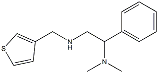 [2-(dimethylamino)-2-phenylethyl](thiophen-3-ylmethyl)amine Struktur