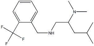 [2-(dimethylamino)-4-methylpentyl]({[2-(trifluoromethyl)phenyl]methyl})amine Struktur