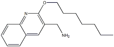 [2-(heptyloxy)quinolin-3-yl]methanamine Struktur