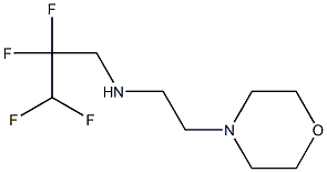 [2-(morpholin-4-yl)ethyl](2,2,3,3-tetrafluoropropyl)amine Struktur