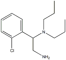 [2-amino-1-(2-chlorophenyl)ethyl]dipropylamine Struktur