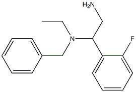 [2-amino-1-(2-fluorophenyl)ethyl](benzyl)ethylamine Struktur