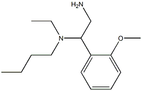 [2-amino-1-(2-methoxyphenyl)ethyl](butyl)ethylamine Struktur