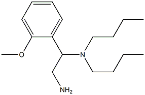 [2-amino-1-(2-methoxyphenyl)ethyl]dibutylamine Struktur