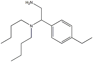 [2-amino-1-(4-ethylphenyl)ethyl]dibutylamine Struktur