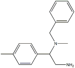 [2-amino-1-(4-methylphenyl)ethyl](benzyl)methylamine Struktur