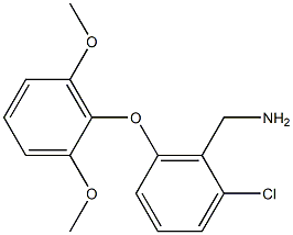 [2-chloro-6-(2,6-dimethoxyphenoxy)phenyl]methanamine Struktur