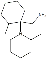 [2-methyl-1-(2-methylpiperidin-1-yl)cyclohexyl]methanamine Struktur