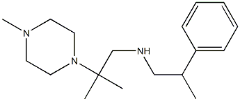 [2-methyl-2-(4-methylpiperazin-1-yl)propyl](2-phenylpropyl)amine Struktur