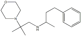 [2-methyl-2-(morpholin-4-yl)propyl](4-phenylbutan-2-yl)amine Struktur