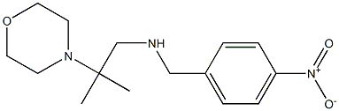 [2-methyl-2-(morpholin-4-yl)propyl][(4-nitrophenyl)methyl]amine Struktur