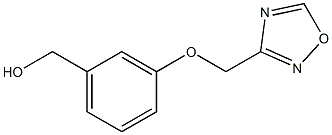 [3-(1,2,4-oxadiazol-3-ylmethoxy)phenyl]methanol Struktur