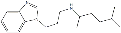 [3-(1H-1,3-benzodiazol-1-yl)propyl](5-methylhexan-2-yl)amine Struktur