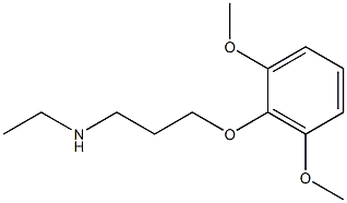 [3-(2,6-dimethoxyphenoxy)propyl](ethyl)amine Struktur