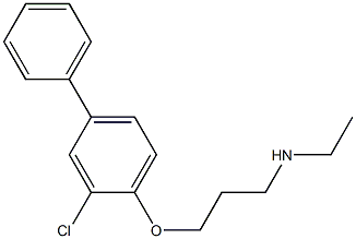 [3-(2-chloro-4-phenylphenoxy)propyl](ethyl)amine Struktur