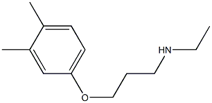 [3-(3,4-dimethylphenoxy)propyl](ethyl)amine Struktur