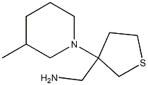 [3-(3-methylpiperidin-1-yl)tetrahydrothien-3-yl]methylamine Struktur