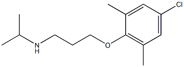 [3-(4-chloro-2,6-dimethylphenoxy)propyl](propan-2-yl)amine Struktur