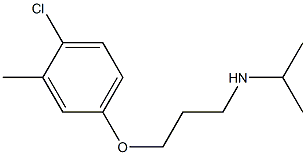 [3-(4-chloro-3-methylphenoxy)propyl](propan-2-yl)amine Struktur