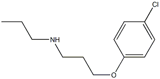 [3-(4-chlorophenoxy)propyl](propyl)amine Struktur