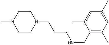 [3-(4-methylpiperazin-1-yl)propyl][(2,4,6-trimethylphenyl)methyl]amine Struktur