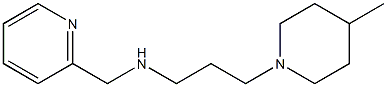 [3-(4-methylpiperidin-1-yl)propyl](pyridin-2-ylmethyl)amine Struktur