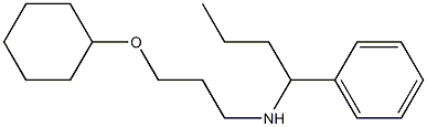 [3-(cyclohexyloxy)propyl](1-phenylbutyl)amine Struktur