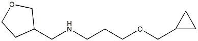 [3-(cyclopropylmethoxy)propyl](oxolan-3-ylmethyl)amine Struktur