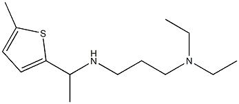 [3-(diethylamino)propyl][1-(5-methylthiophen-2-yl)ethyl]amine Struktur