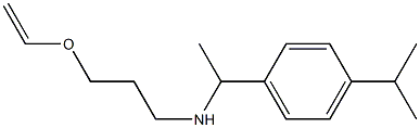 [3-(ethenyloxy)propyl]({1-[4-(propan-2-yl)phenyl]ethyl})amine Struktur