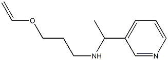 [3-(ethenyloxy)propyl][1-(pyridin-3-yl)ethyl]amine Struktur