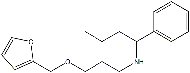 [3-(furan-2-ylmethoxy)propyl](1-phenylbutyl)amine Struktur