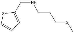 [3-(methylsulfanyl)propyl](thiophen-2-ylmethyl)amine Struktur